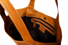 Jessica Large Natural Saddle Leather