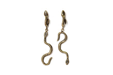 Aretes Serpiente Colgante