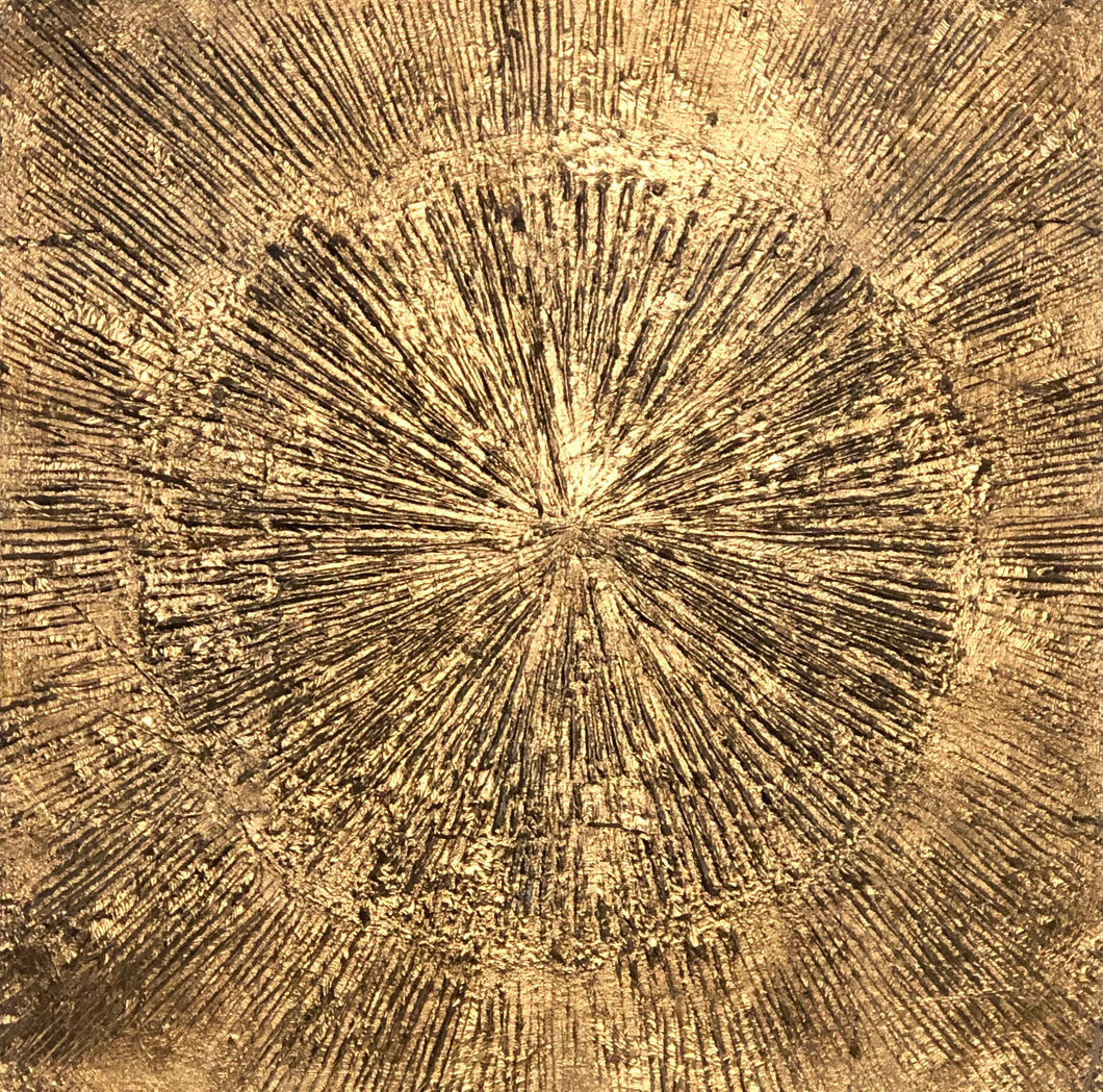 Gold Leaf on Canvas
