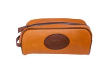 Dopp Kit Natural Saddle Leather