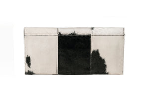 Black & White Calf Hair Clutch