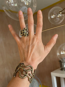 Anillo Triple Serpiente